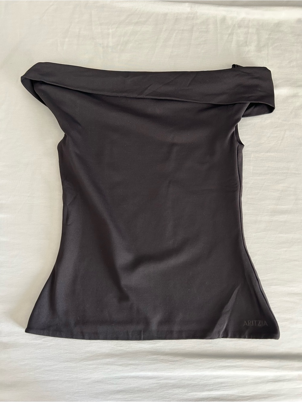 Aritzia Black Contour Ravish Top